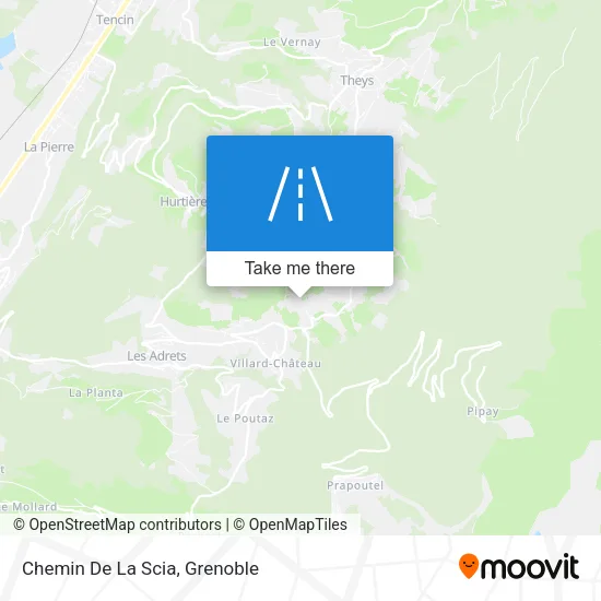 Chemin De La Scia map