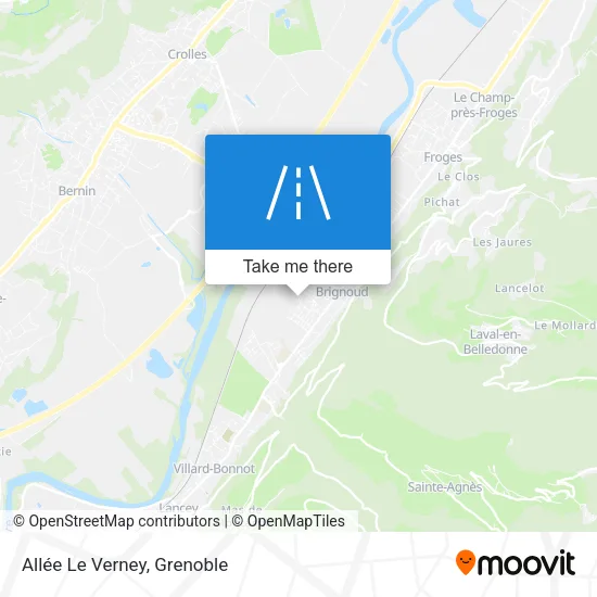 Allée Le Verney map