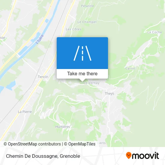 Chemin De Doussagne map