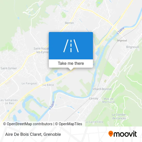 Aire De Bois Claret map
