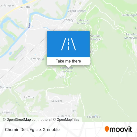Chemin De L'Église map