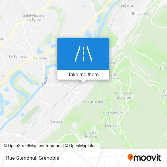 Rue Stendhal map