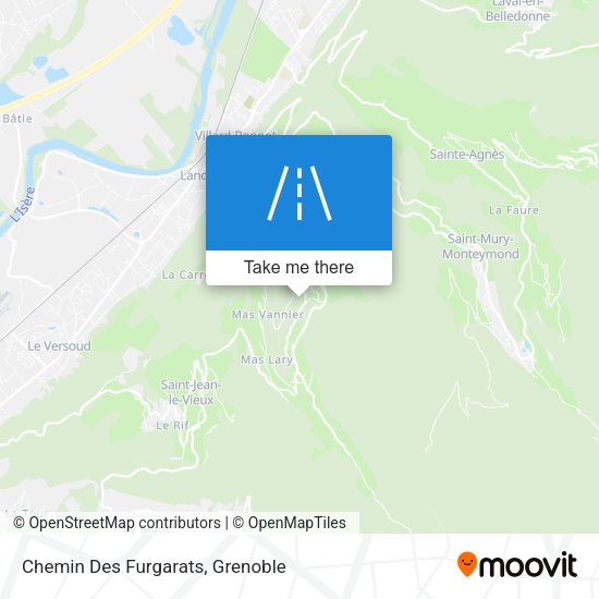 Chemin Des Furgarats map