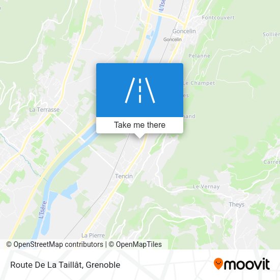 Route De La Taillât map