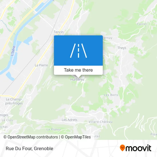 Rue Du Four map