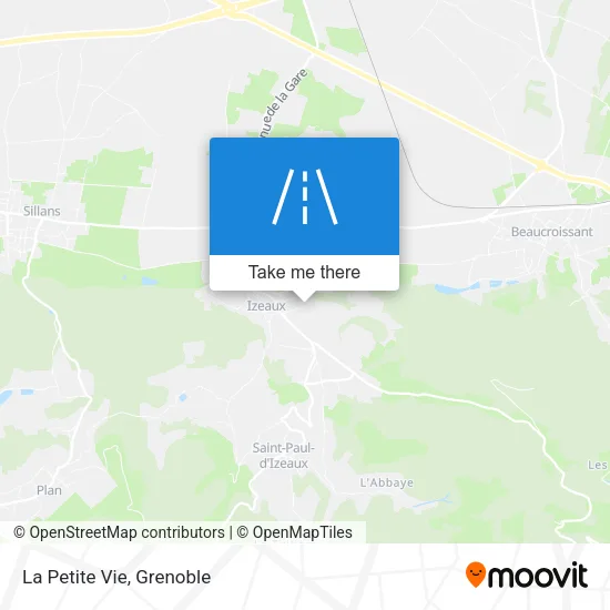 La Petite Vie map