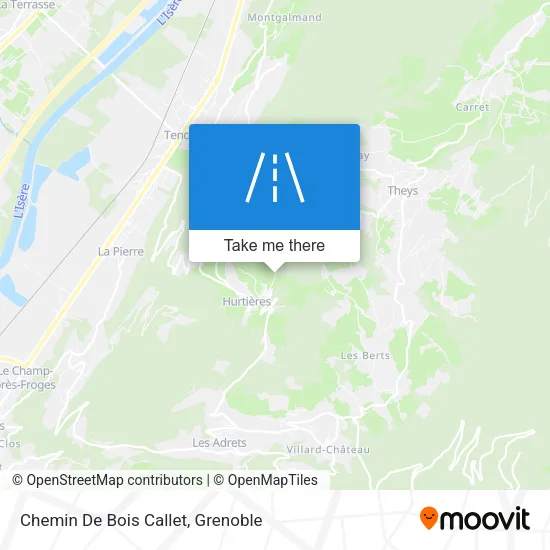 Chemin De Bois Callet map