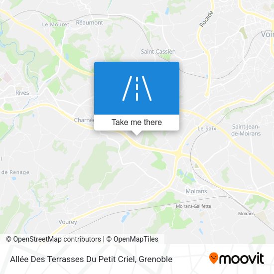 Allée Des Terrasses Du Petit Criel map