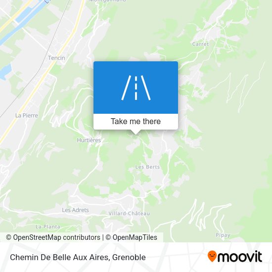 Chemin De Belle Aux Aires map