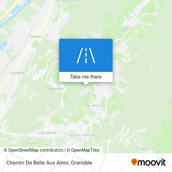 Chemin De Belle Aux Aires map