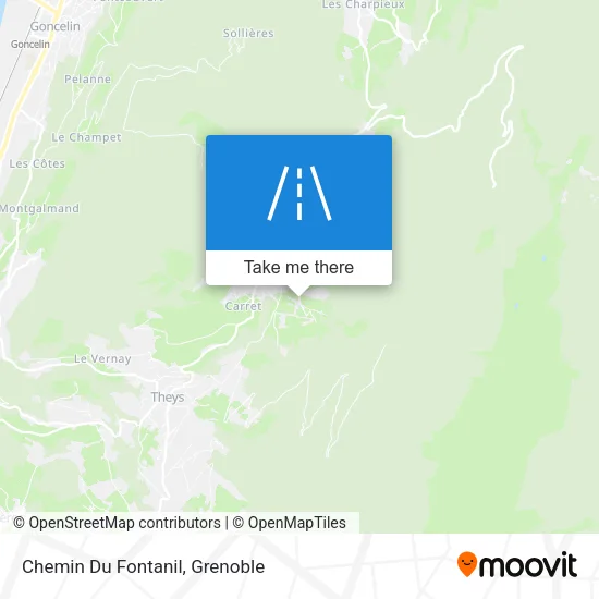 Chemin Du Fontanil map