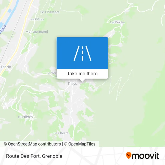Route Des Fort map