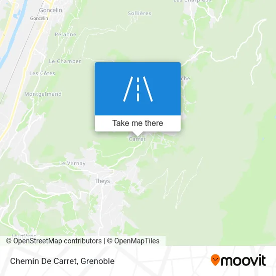 Chemin De Carret map