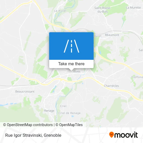Rue Igor Stravinski map