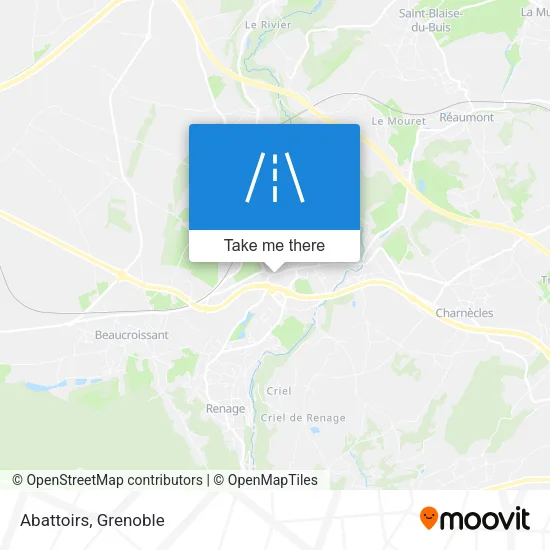 Abattoirs map