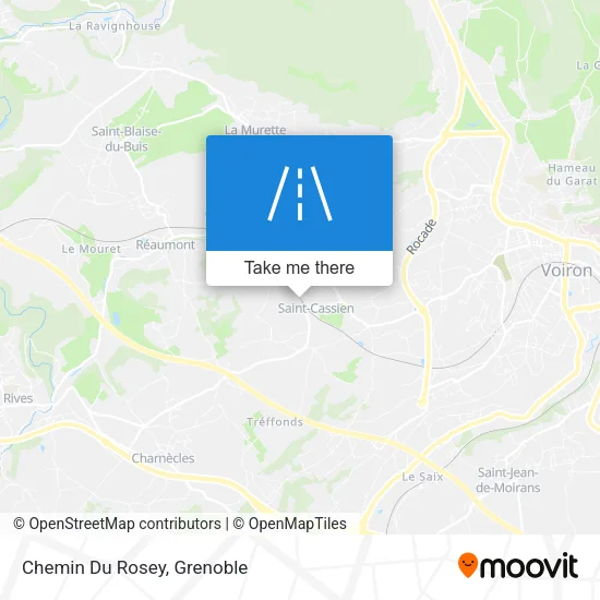 Chemin Du Rosey map