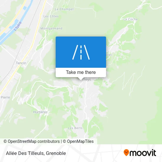Allée Des Tilleuls map