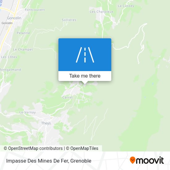 Impasse Des Mines De Fer map
