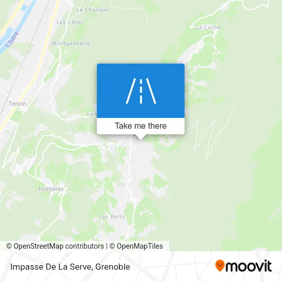 Impasse De La Serve map
