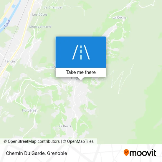 Chemin Du Garde map