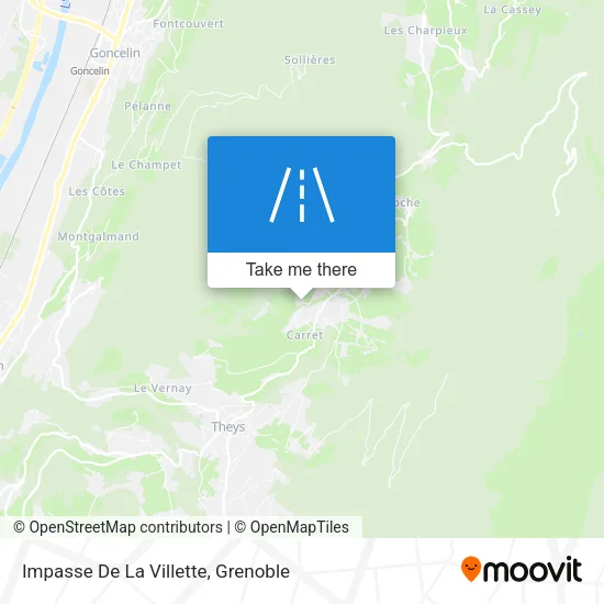 Impasse De La Villette map