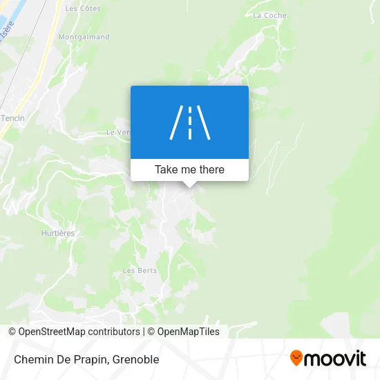 Chemin De Prapin map