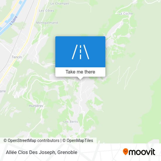 Allée Clos Des Joseph map
