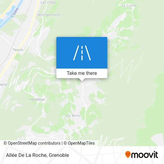 Allée De La Roche map