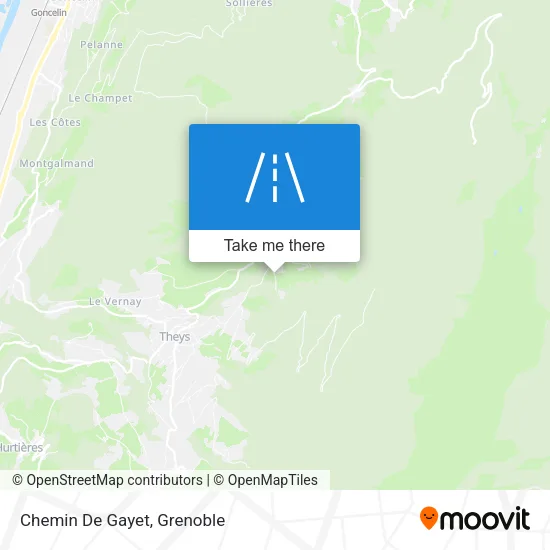Chemin De Gayet map