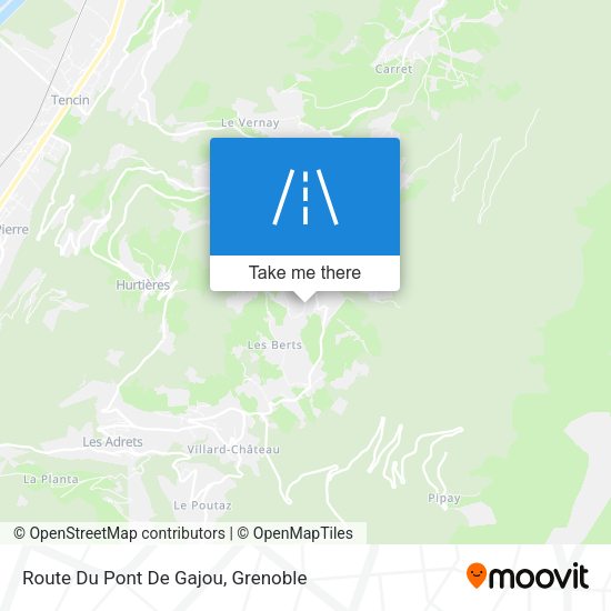 Route Du Pont De Gajou map