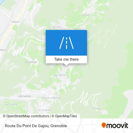Route Du Pont De Gajou map