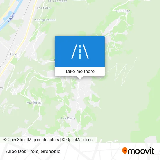 Allée Des Trois map