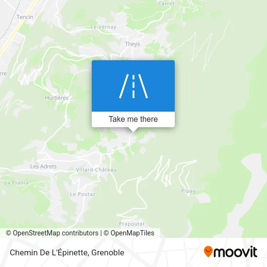 Chemin De L'Épinette map