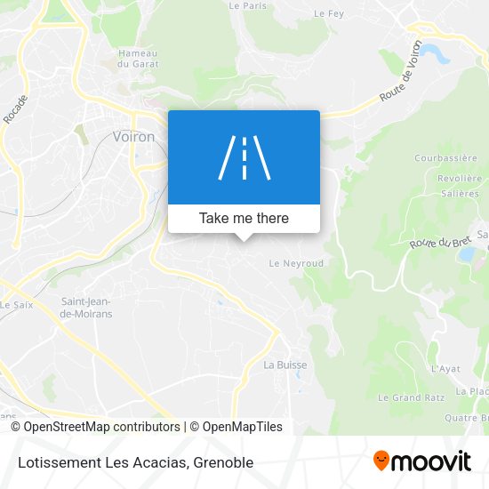Lotissement Les Acacias map