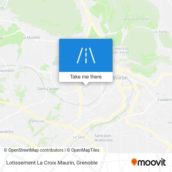 Lotissement La Croix Maurin map