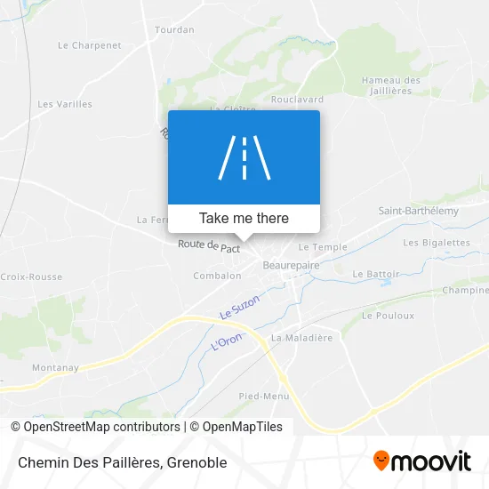 Chemin Des Paillères map