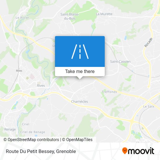 Route Du Petit Bessey map