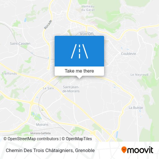 Chemin Des Trois Châtaigniers map