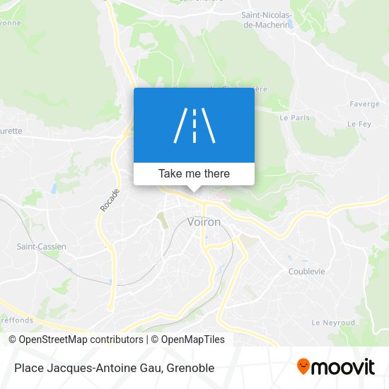 Place Jacques-Antoine Gau map