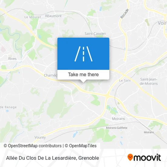 Allée Du Clos De La Lesardière map