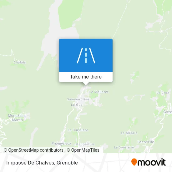 Impasse De Chalves map