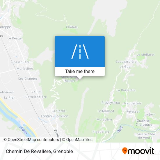 Chemin De Revalière map
