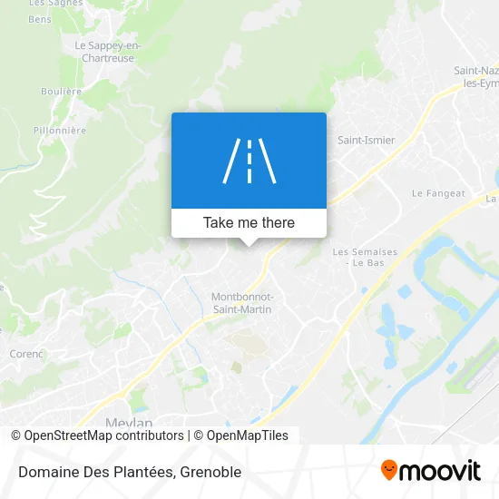 Domaine Des Plantées map