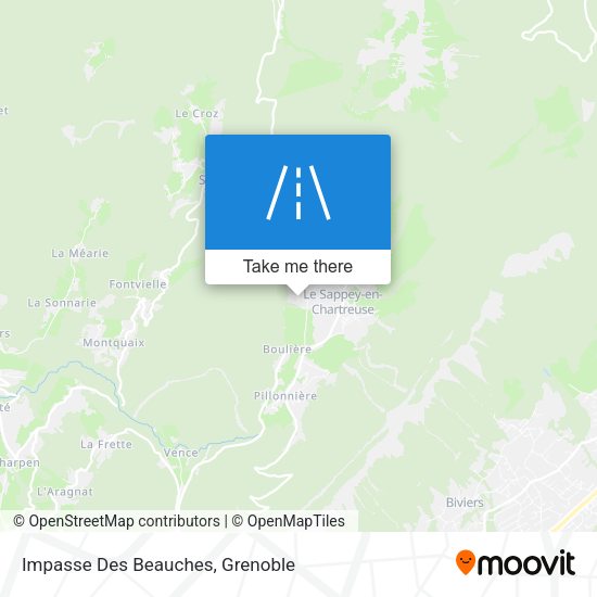 Impasse Des Beauches map