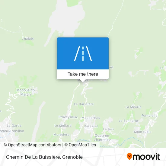 Chemin De La Buissière map