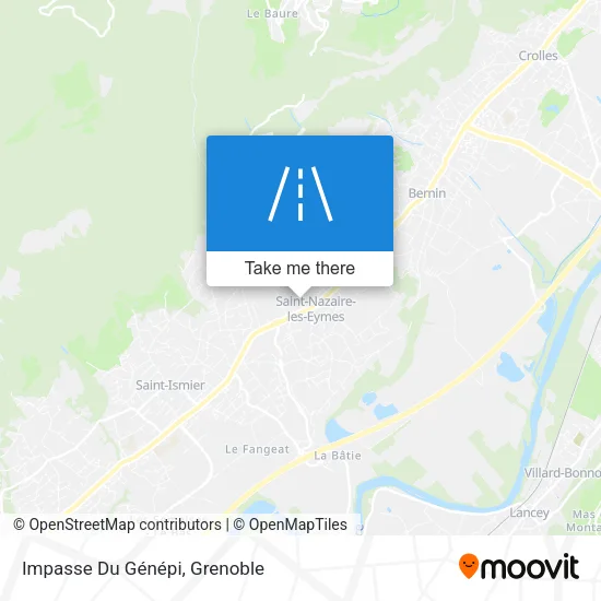Impasse Du Génépi map