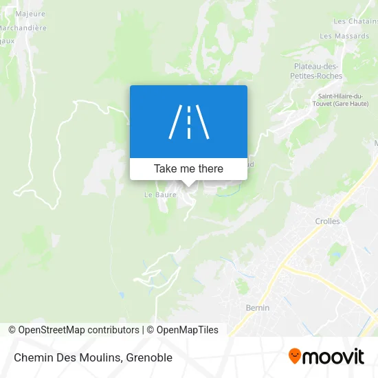 Chemin Des Moulins map