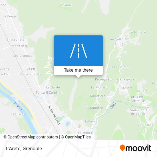 L'Arête map