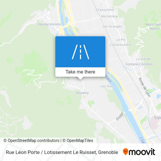 Rue Léon Porte / Lotissement Le Ruisset map