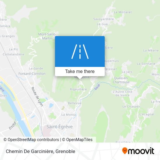 Chemin De Garcinière map